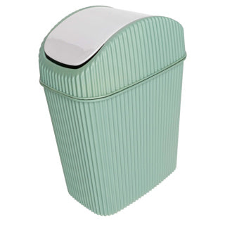 Poubelle de table alythia avec couvercle basculant 2,5 litres vert | 3 pièces
