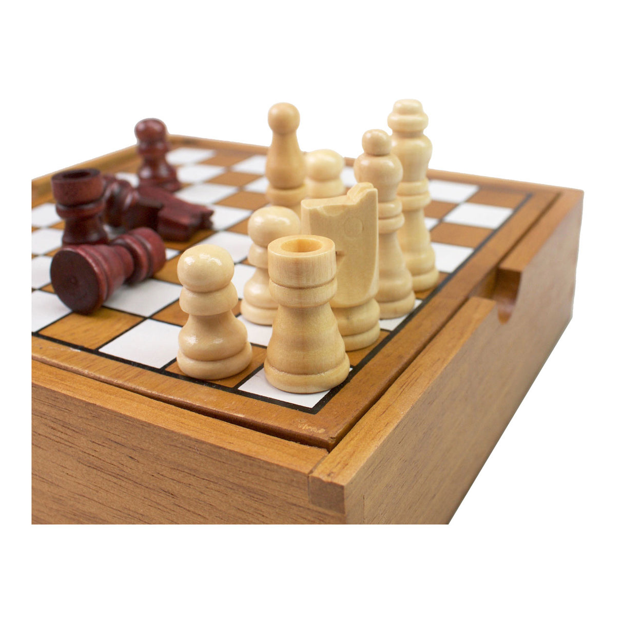 Échecs tactiques - jeu de société - jeux classiques - jeu d'échecs en bois - 32 pièces - à partir de 7 ans