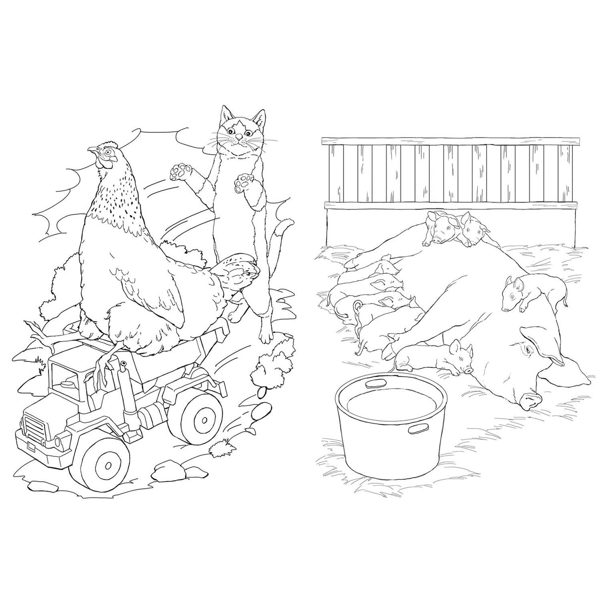 Selecta livre de coloriage animaux de la ferme