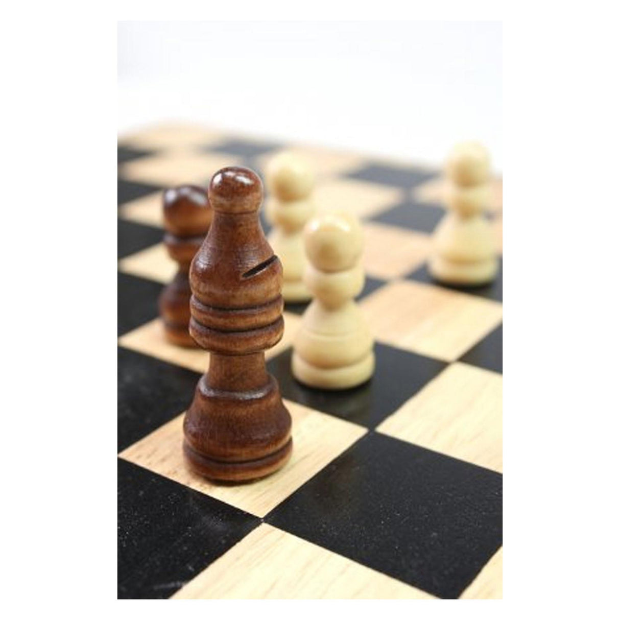 Jeux tactiques en bois, 5en1