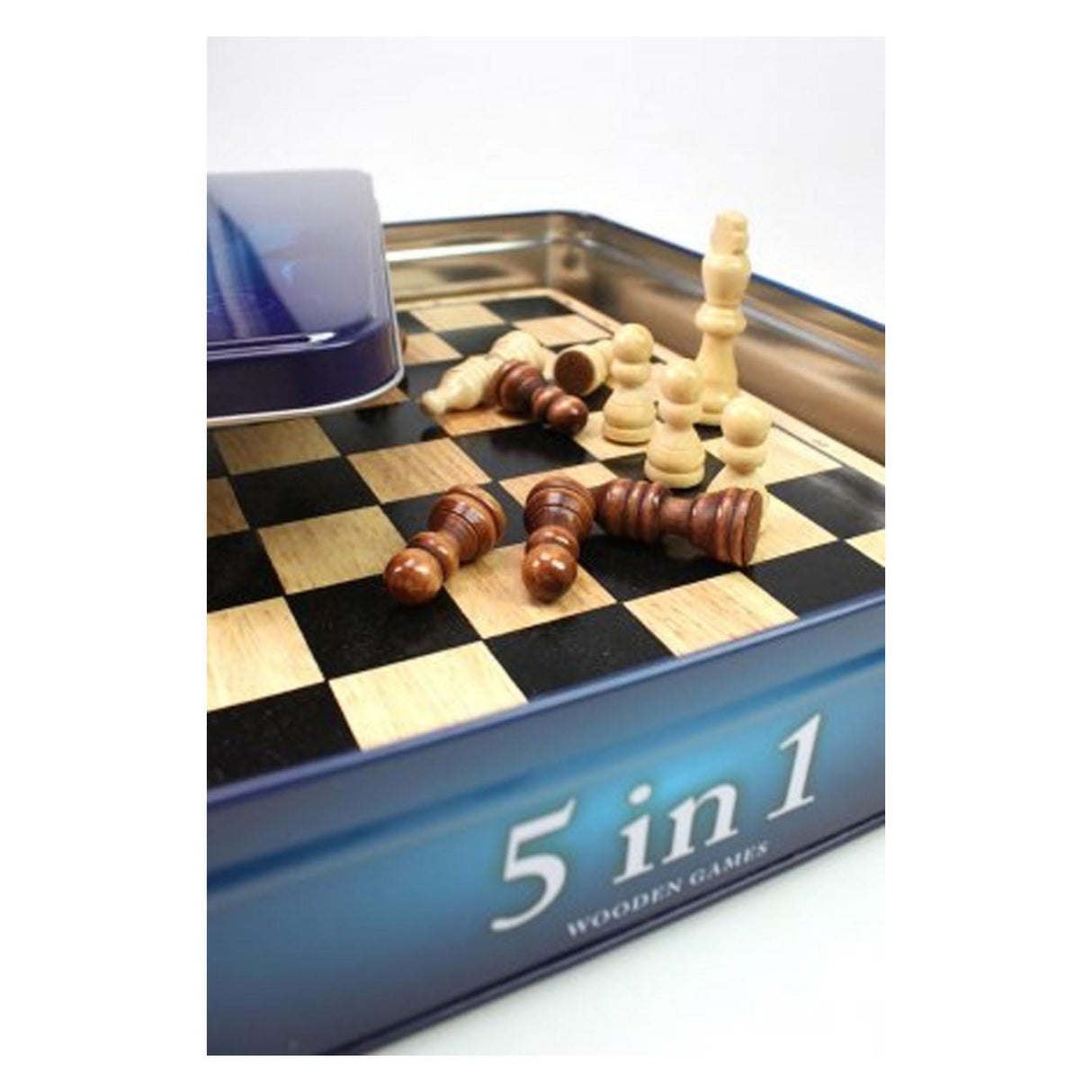 Jeux tactiques en bois, 5en1