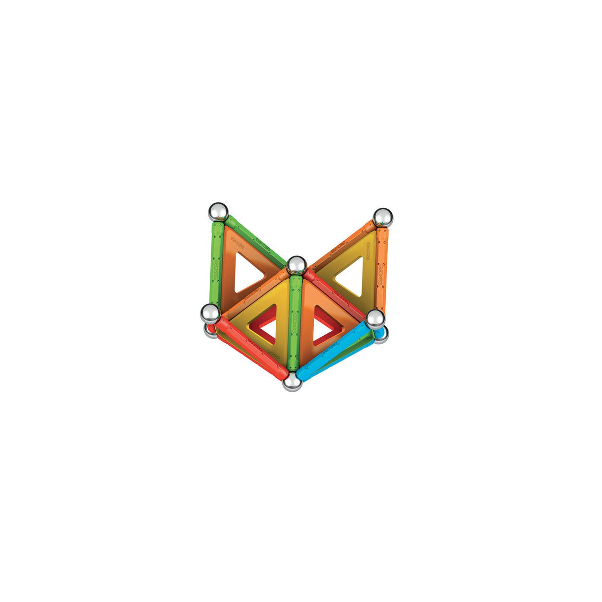 Panneaux super couleurs Geomag recyclés, 52 pcs.
