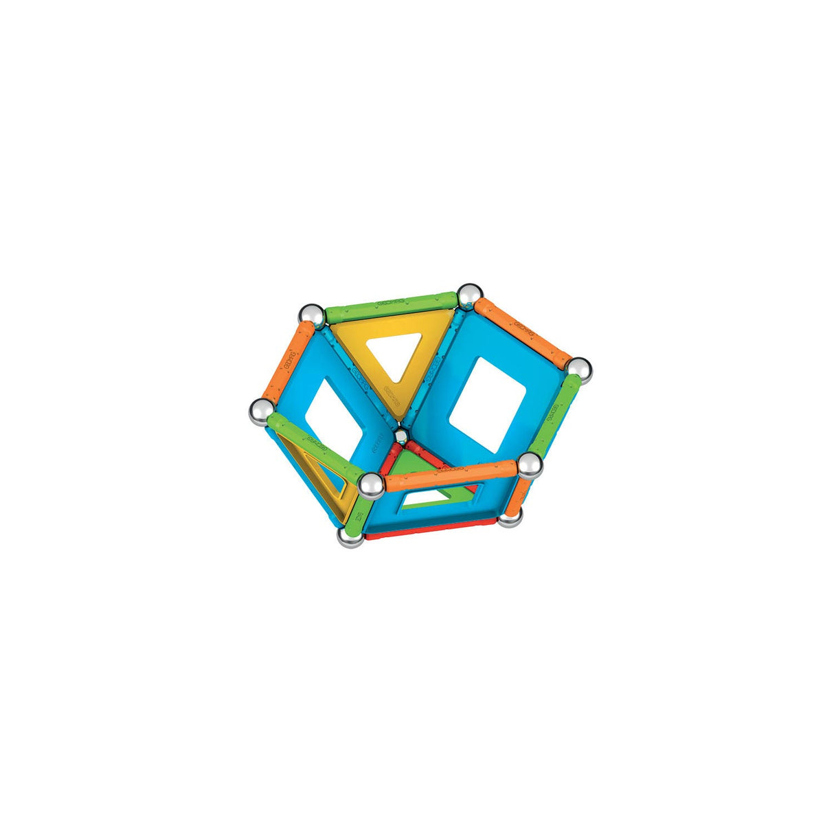 Panneaux super couleurs Geomag recyclés, 52 pcs.
