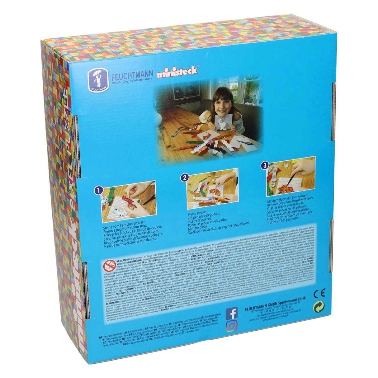 Famille Ministeck Set Mega Fun - XXL Box, 4000st.