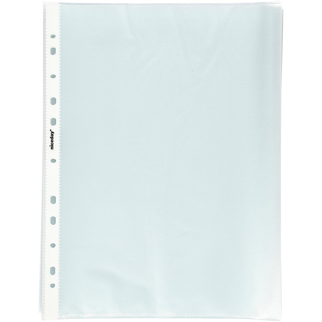 Pochettes en plastique, a4, feuille 210x297 mm, 100 pièces 1 boîte