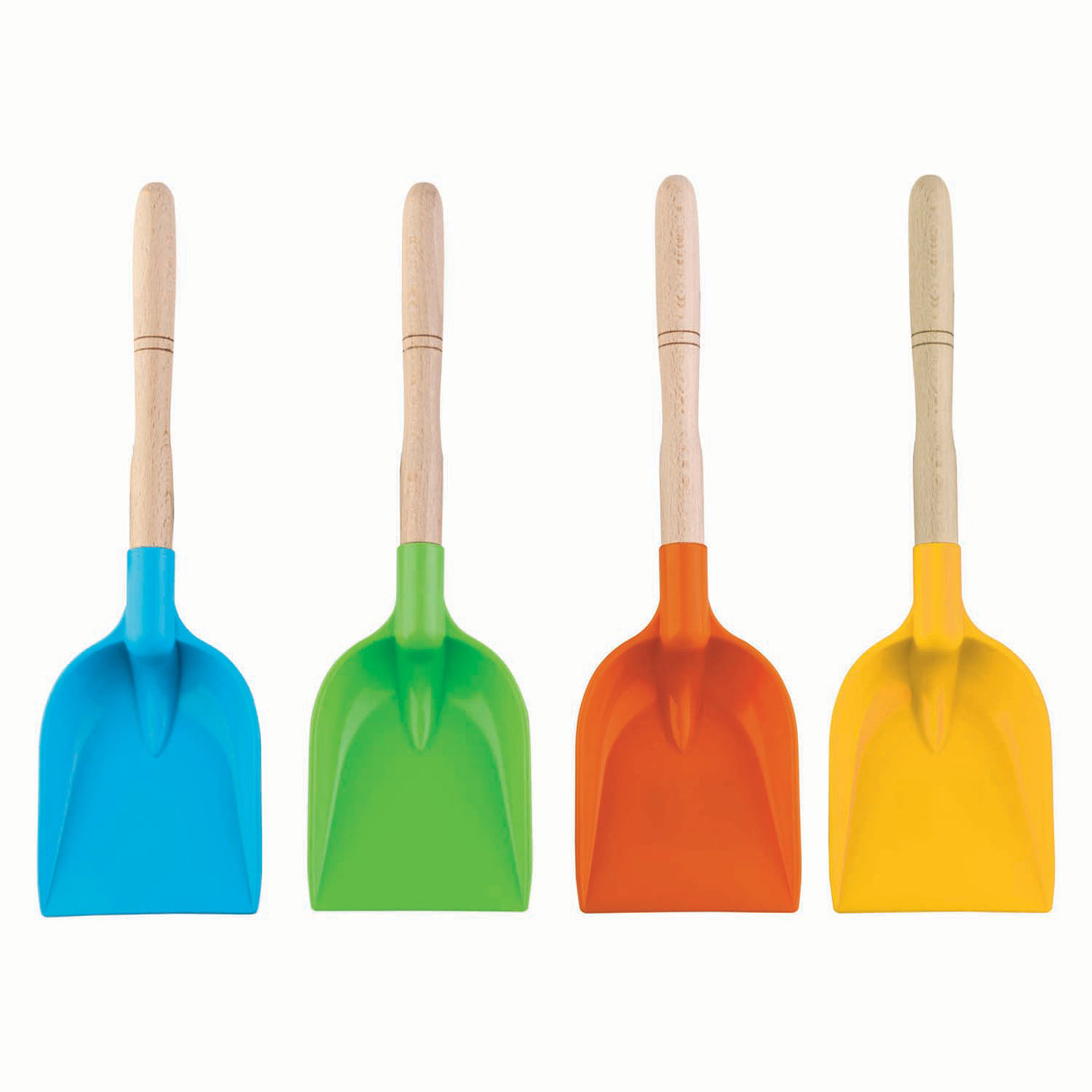 Pelle Androni avec manche en bois couleur, 34cm