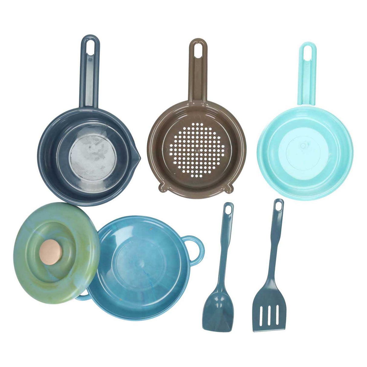 Set de poêles Dantoy, 7 pièces.