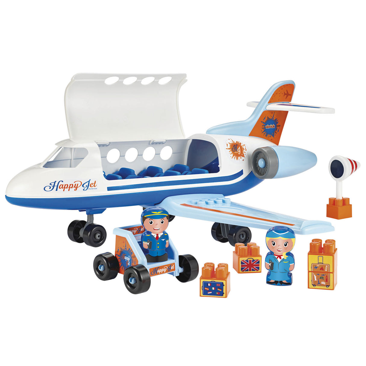 Avion écoiffier Abrick + accessoires