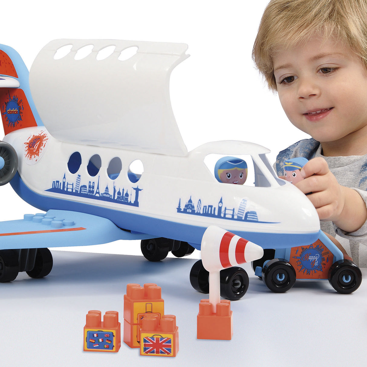 Avion écoiffier Abrick + accessoires
