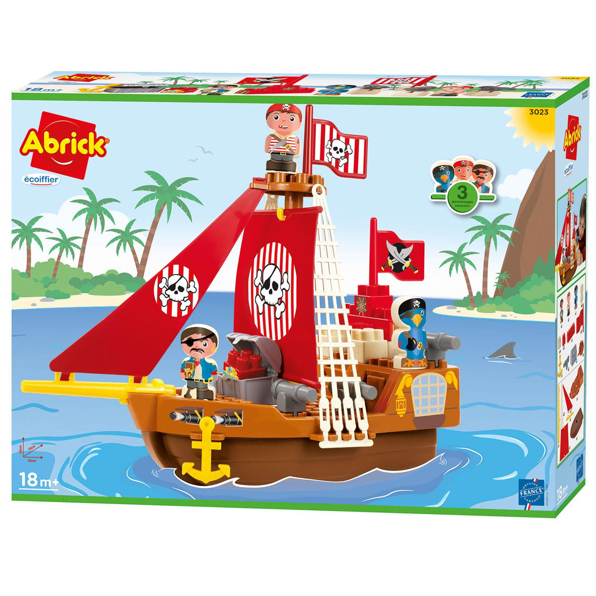 Bateau pirate Abrick écoiffier