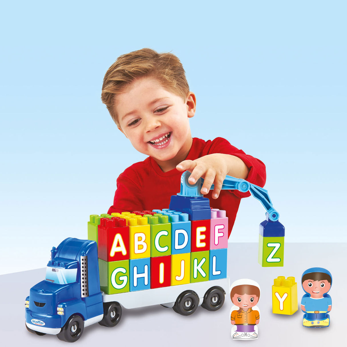 Camion Abrick avec un robinet et des lettres