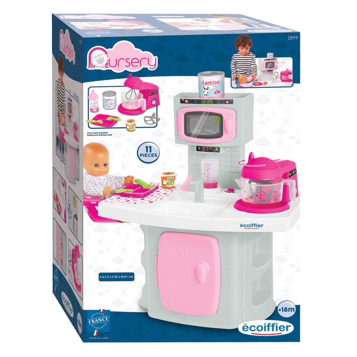 Ecoiffier cuisine crèche ecoiffier