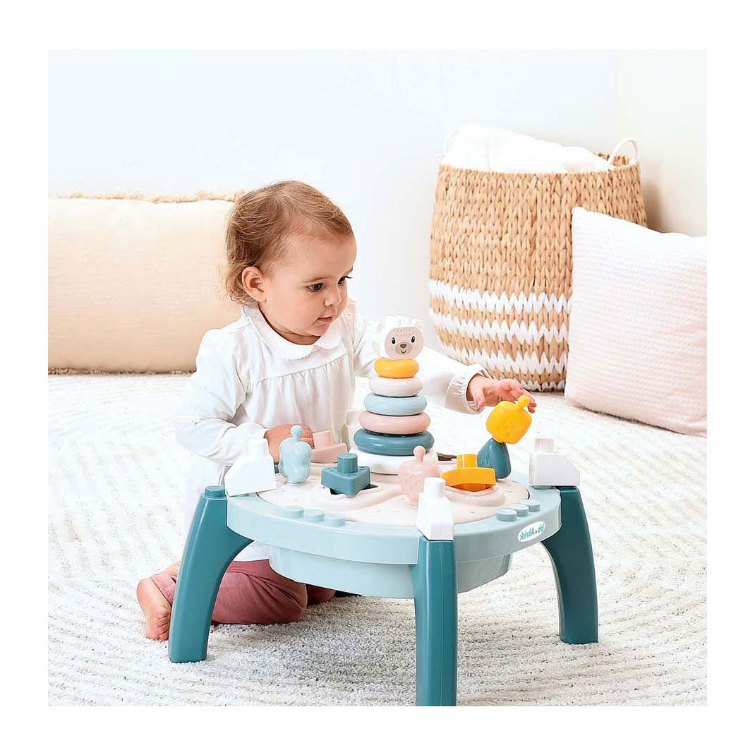Ecoiffier abrick bébé ma première table d'activités, 21 pièces.