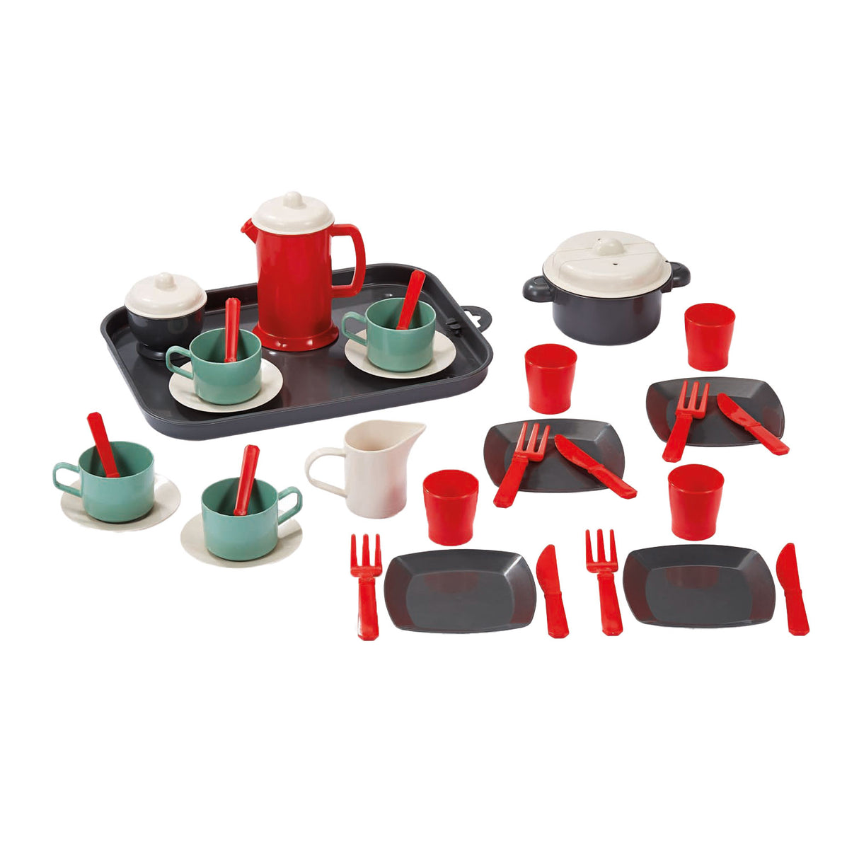 Écoiffier service à thé et dîner ecoiffier 100% chef