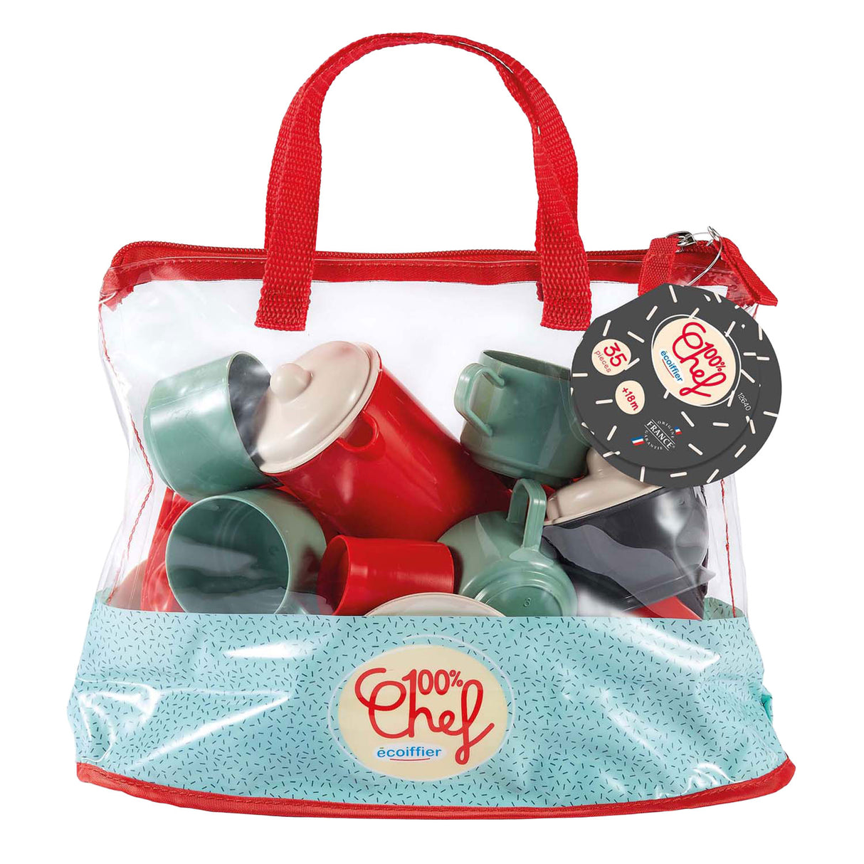 Écoiffier service de table ecoiffier 100% chef en sachet