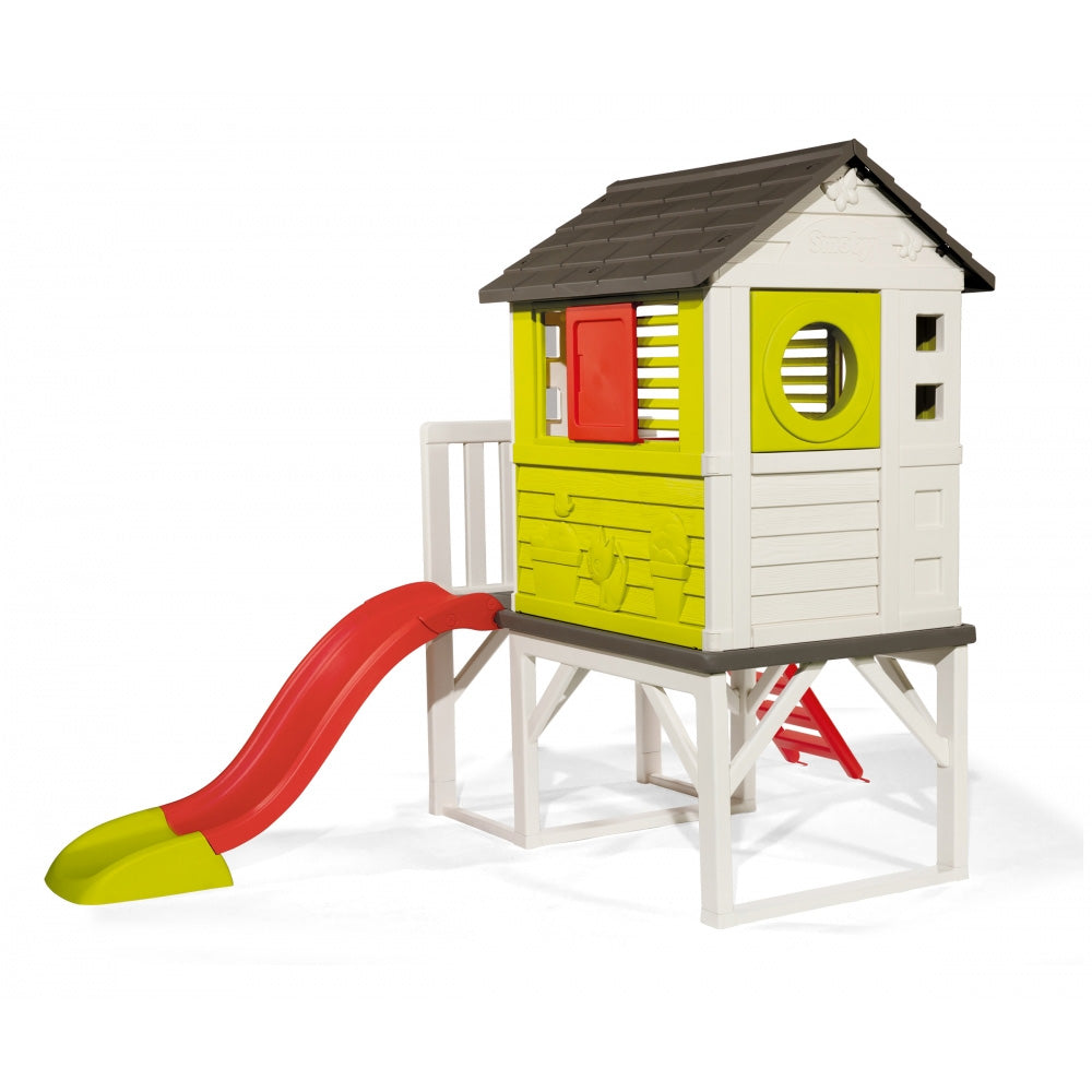 Cabane Smoby avec toboggan