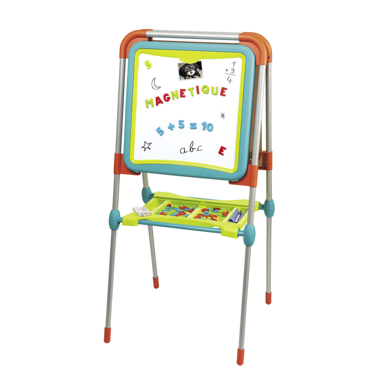 Aimant smoby et tableau à la craie avec accessoires
