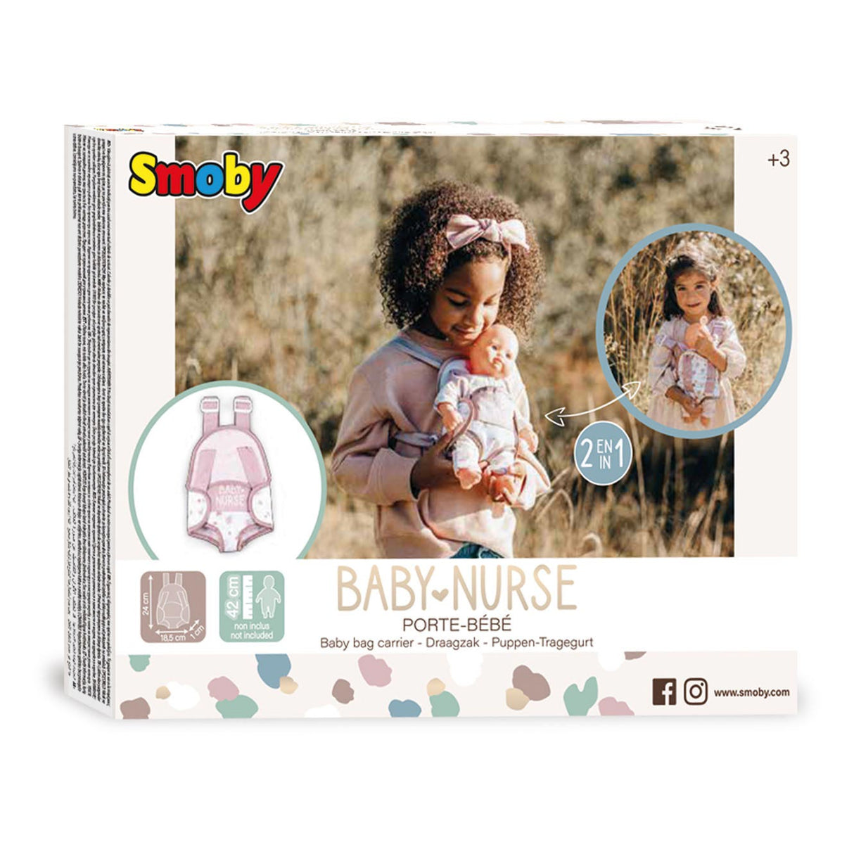 Porte-bébé Smoby Baby Nurse
