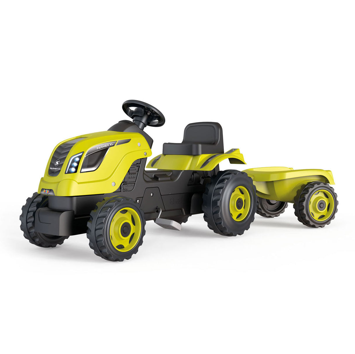 Smoby Farmer XL Stepractor avec remorque Green