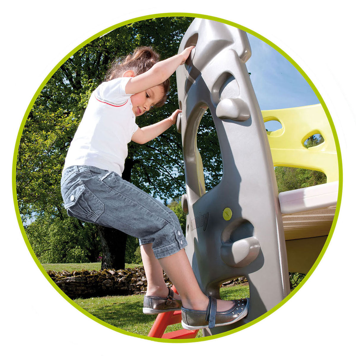 Tour d'escalade Smoby avec toboggan