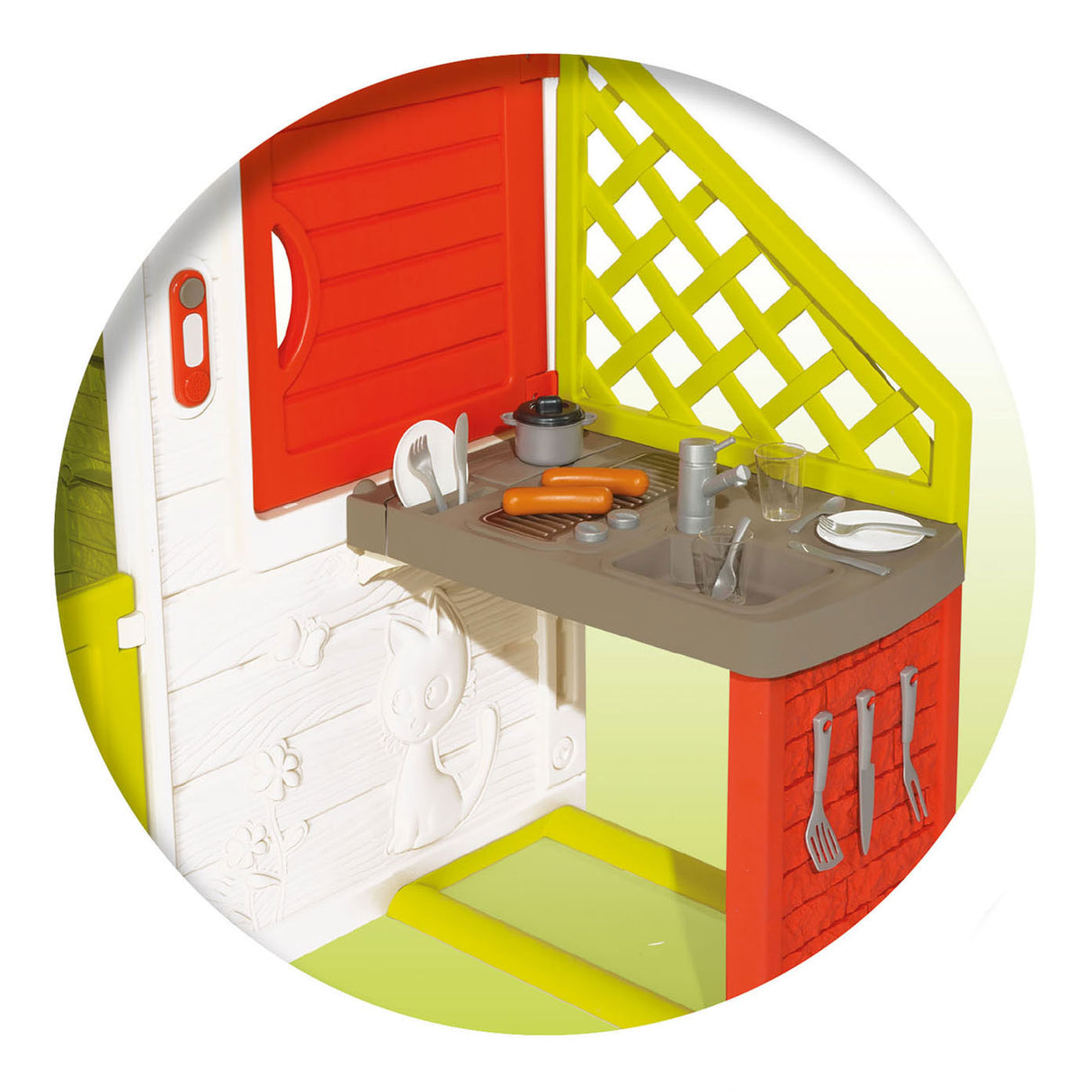 Maisonnette Smoby Neo Friends avec cuisine extérieure