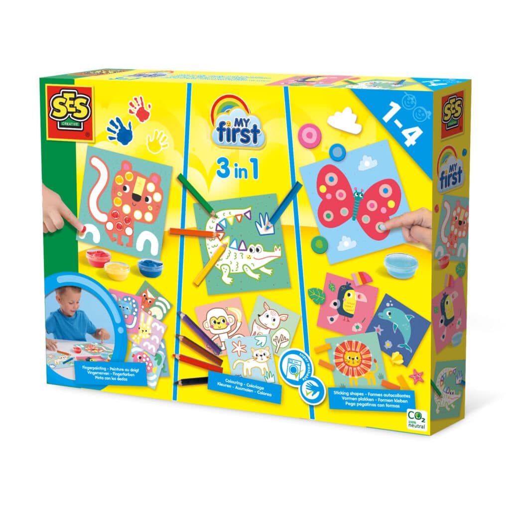 Ses mon premier - 3in1 peintures, couleurs, formes tranches