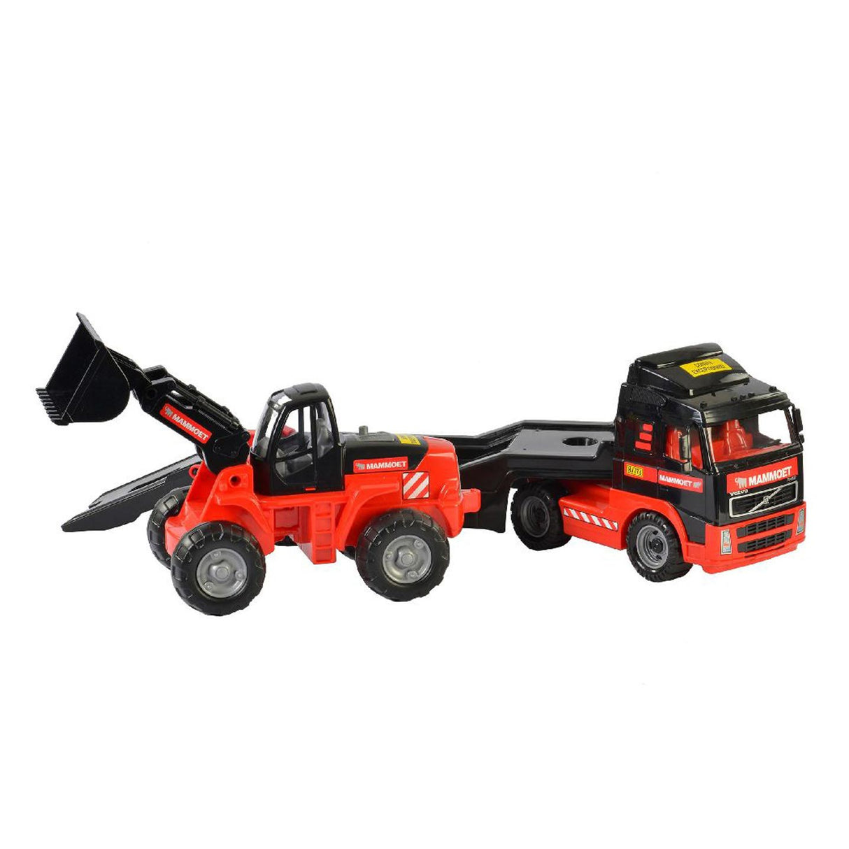 Mammoet Toys Cavallino Mammoet Truck avec remorque et pelle