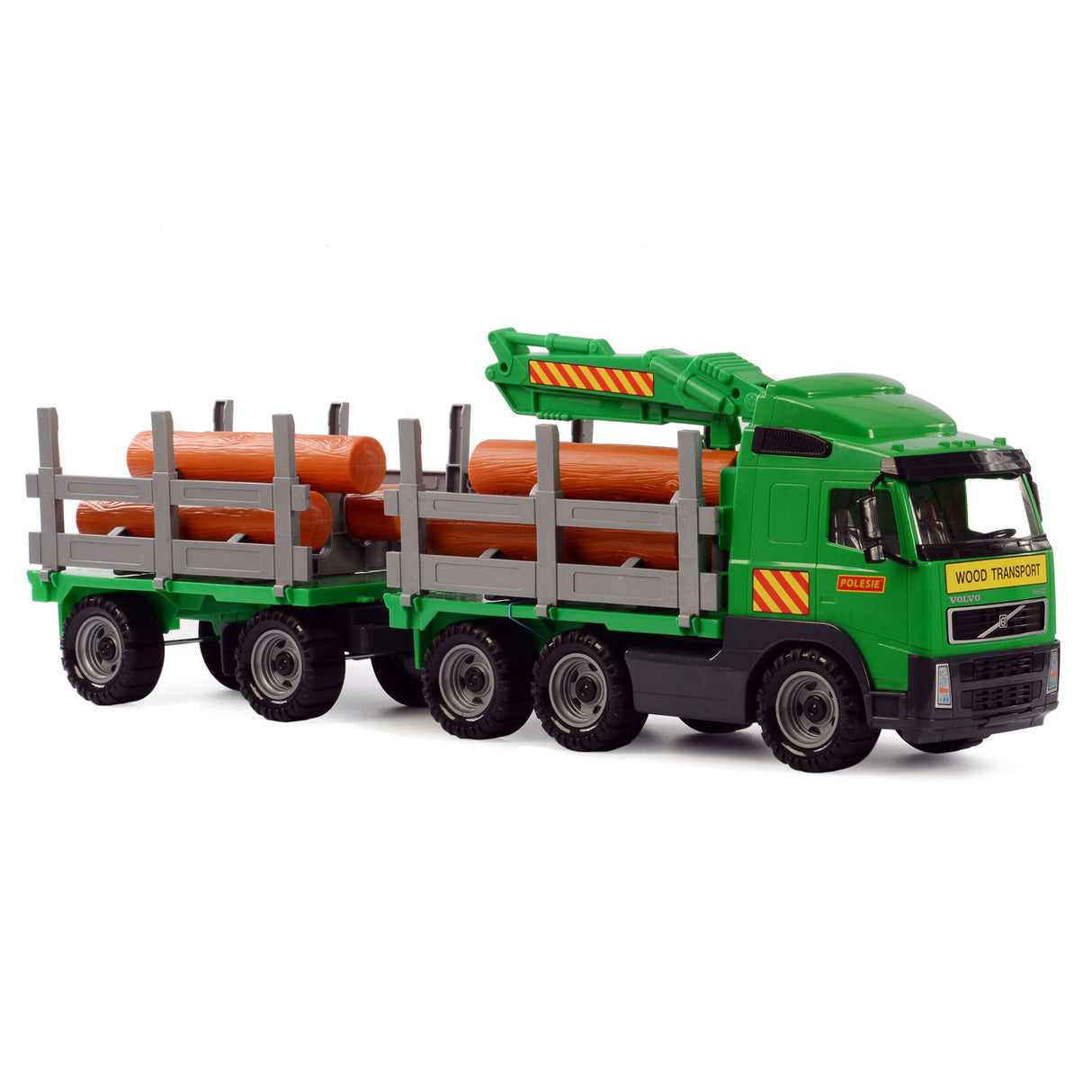 Camion de transport en bois Cavallino Volvo avec remorque