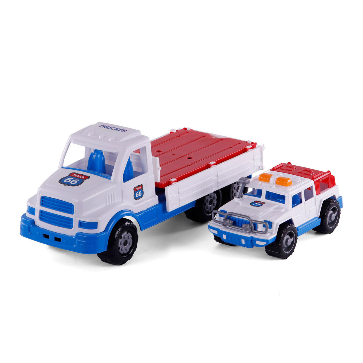 Camion de torpille cavallino xl avec jeep, 46,6 cm