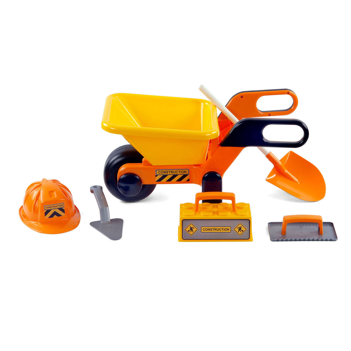CAVALLINO WALLBARROW Jaune avec outils et casque, 6dlg.