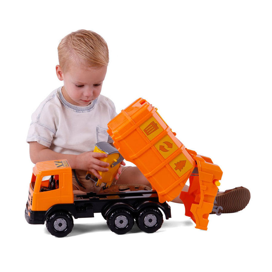 Cavallino xl Garbage Truck Orange, 42 cm