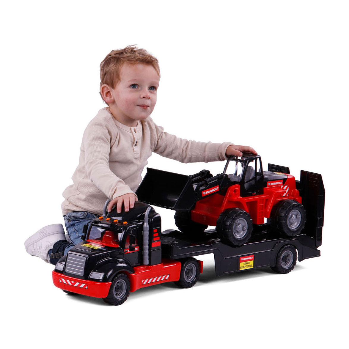 Cavallino Mammoet Torpedo Truck With Bulldozer, échelle 1:16