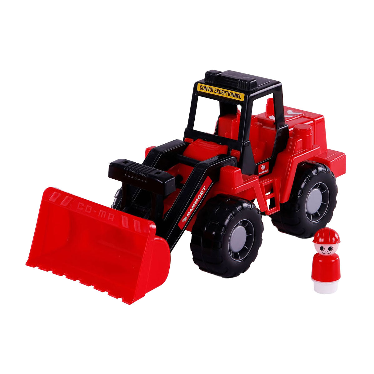 Excavatrice de Mammoet Cavallino avec figure de jeu, 42,5 cm