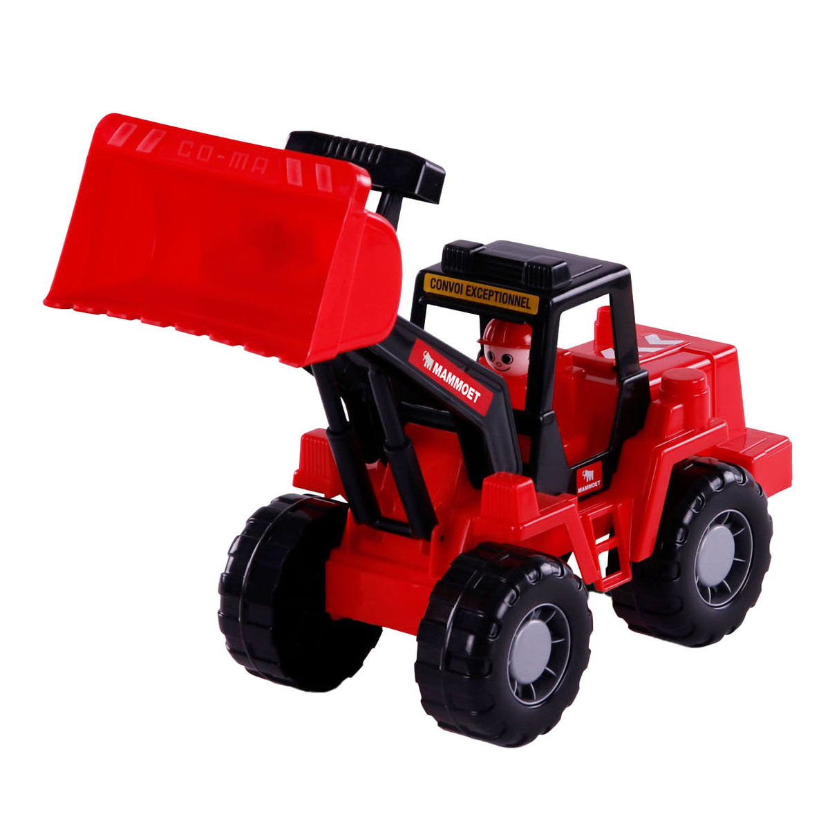Excavatrice de Mammoet Cavallino avec figure de jeu, 42,5 cm