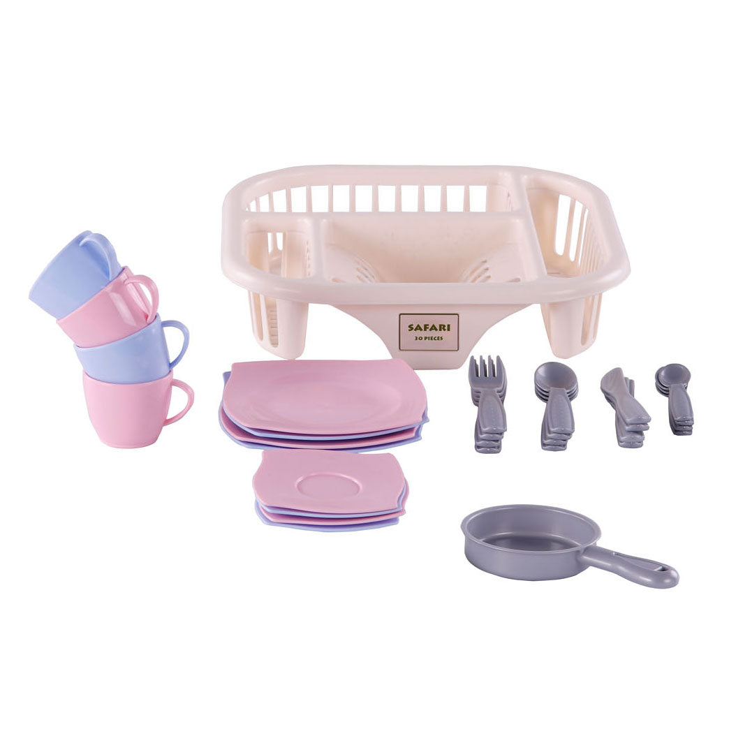Service de Cavallino avec rack de lave-vaisselle rose, 30dlg.