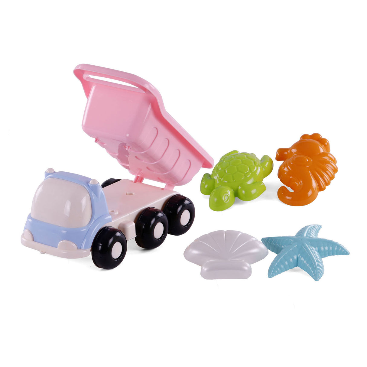 Cavallino Beach Kiepwagen avec 4 formes de sable rose