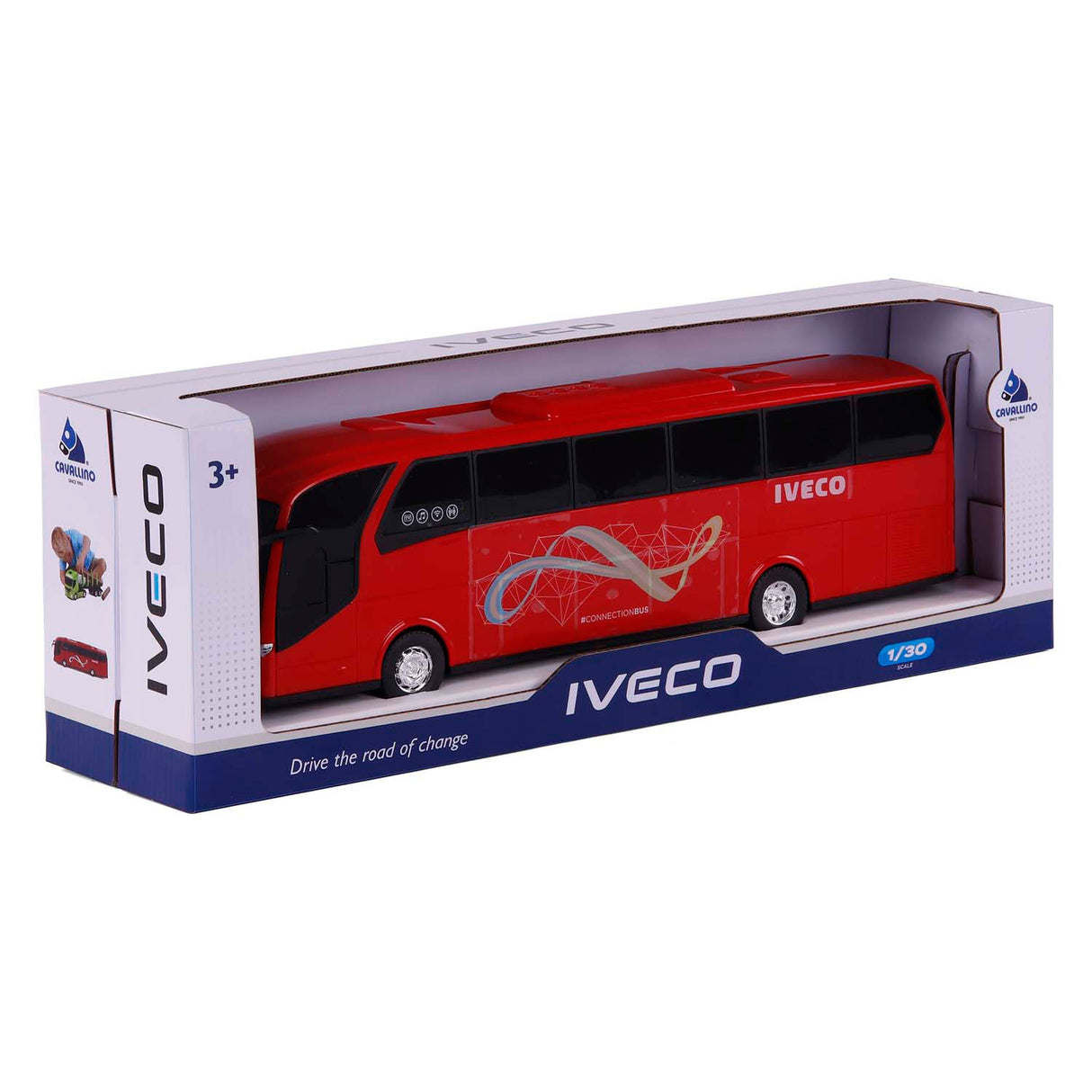 Bus urbain Cavallino Iveco échelle 1:30