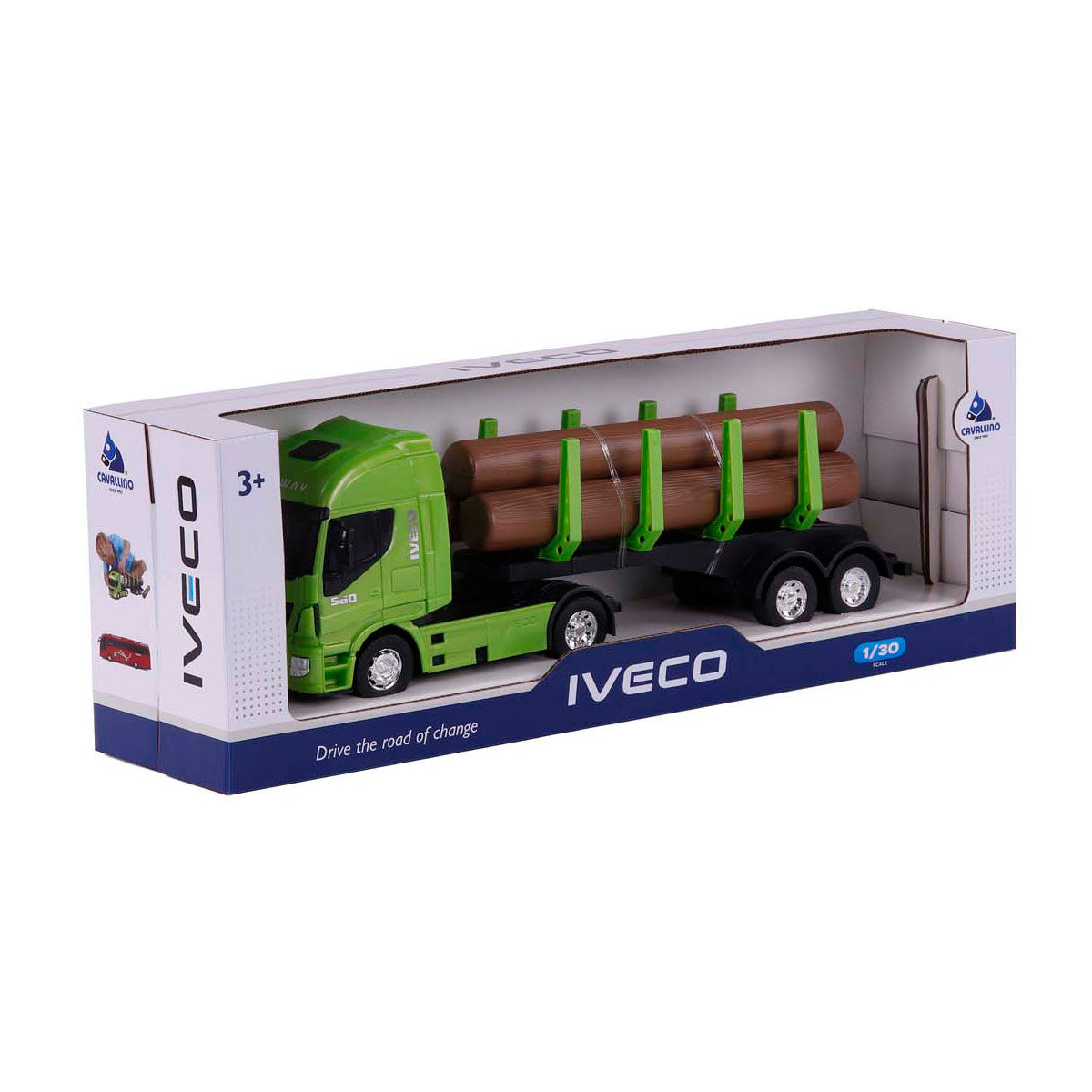 Cavallino iveco camion tronc d'arbre échelle 1:30