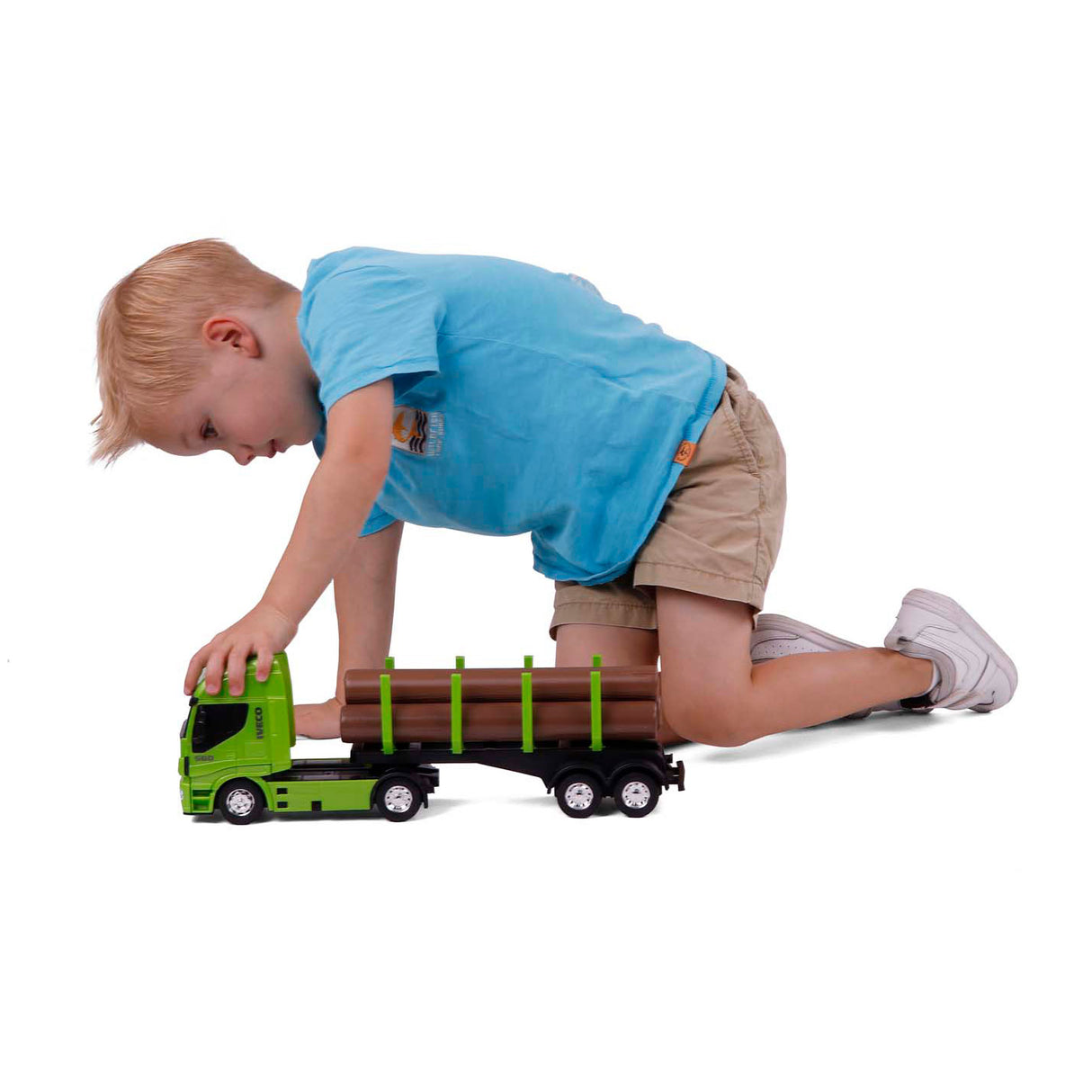 Cavallino iveco camion tronc d'arbre échelle 1:30