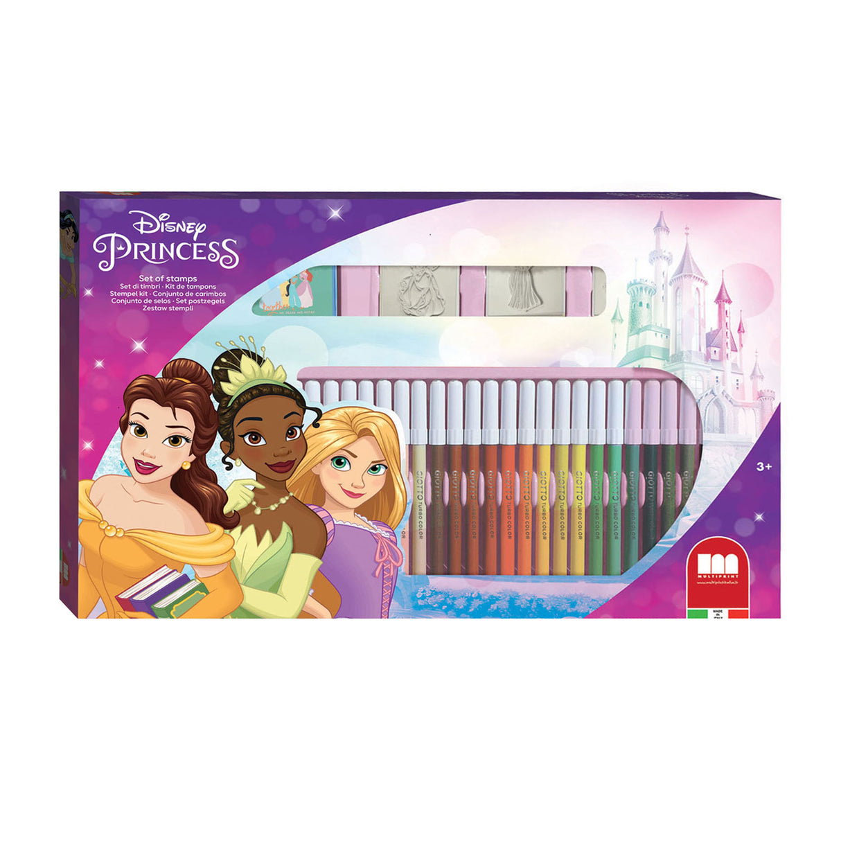 Multiprint jeu de couleurs princesse 41 pièces rose