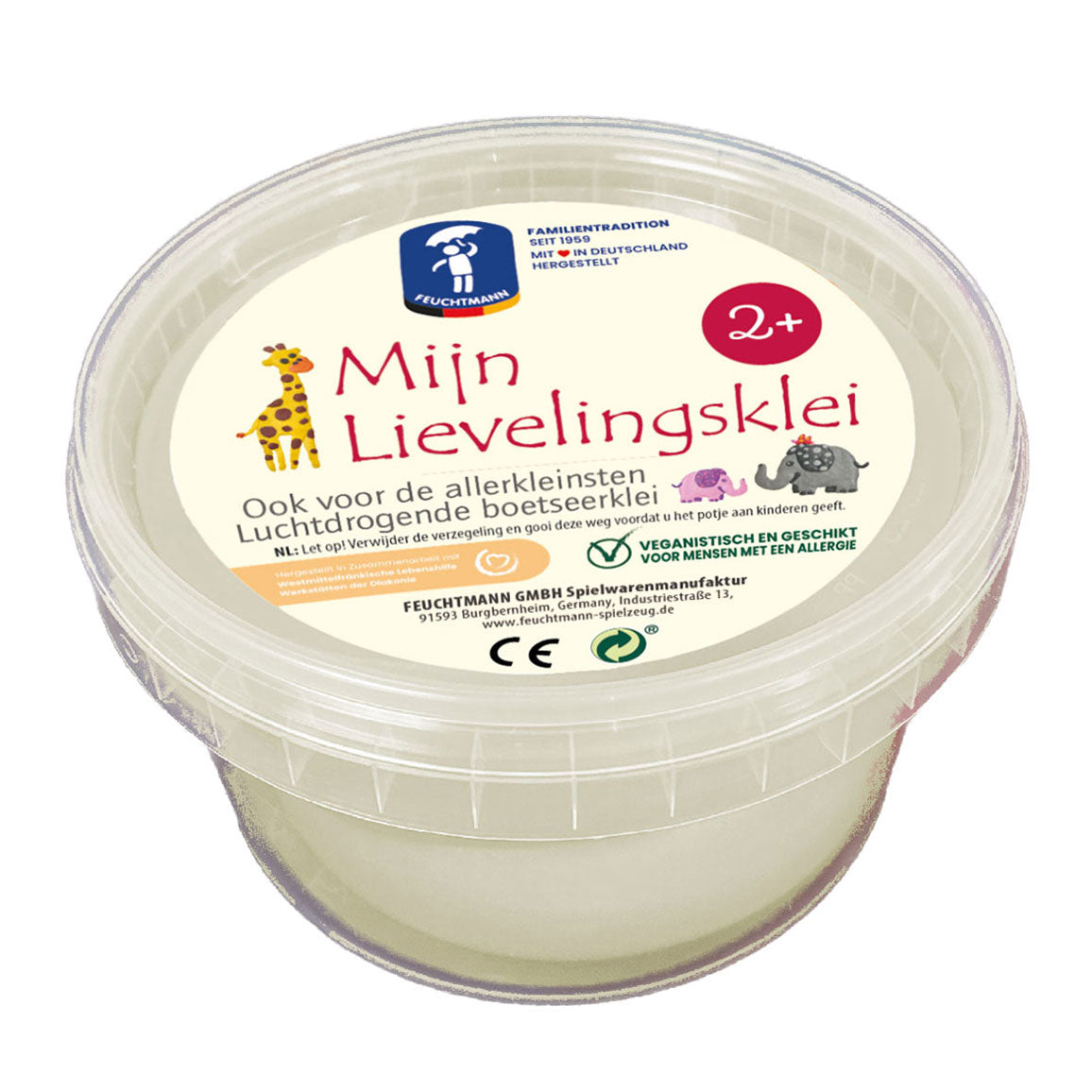 Feuchtmann mon argile préférée - blanche, 500gr.