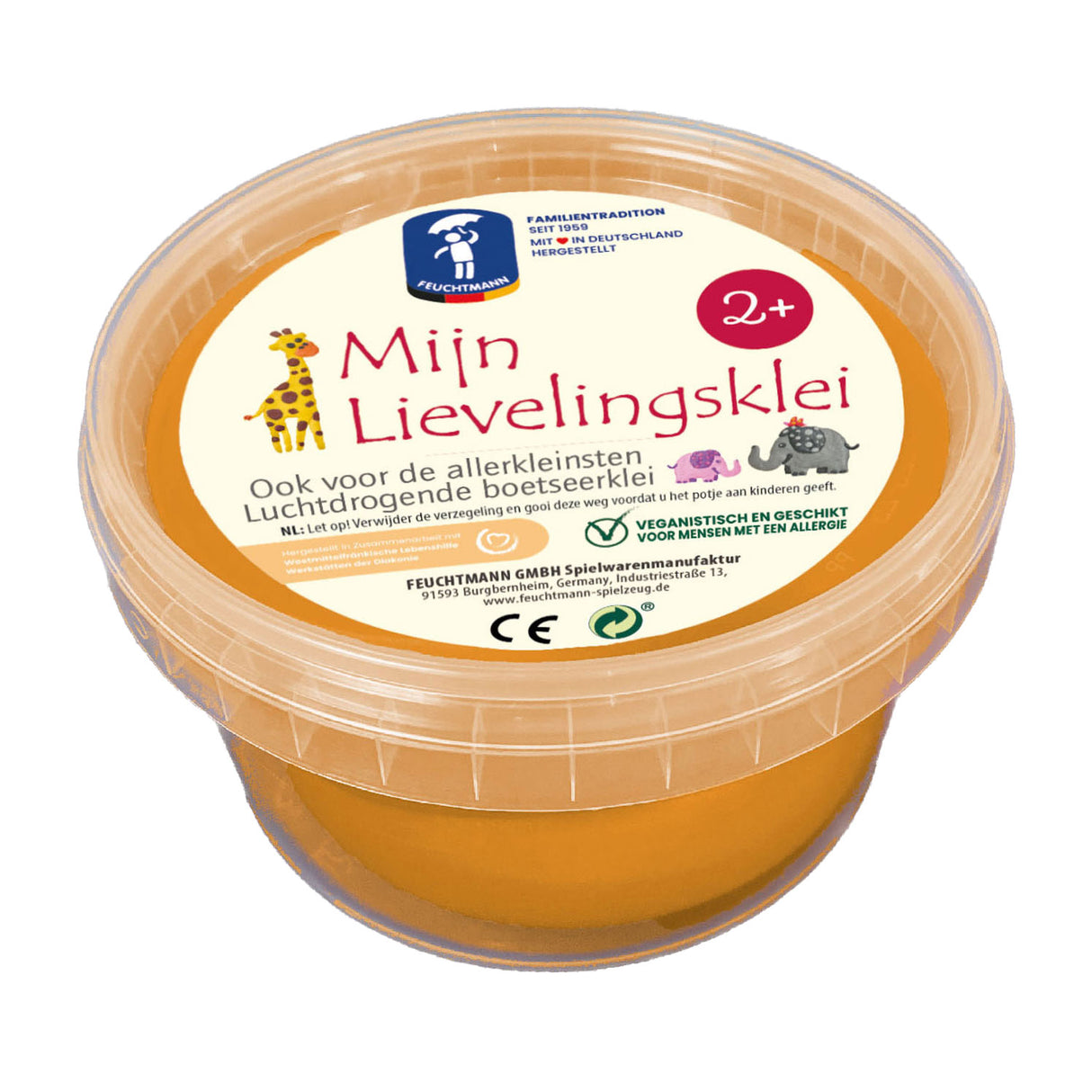 Feuchtmann mon argile préférée - orange, 500gr.