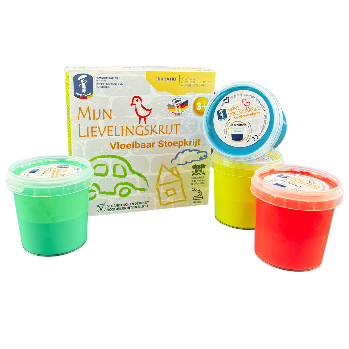 Feuchtmann ma rangée préférée - Chalk Liquid Sidewalk, 4x100gr.