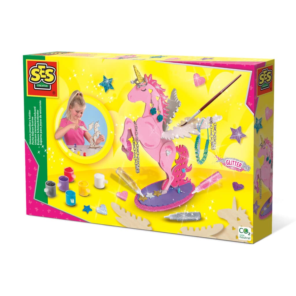 Ses - présentoir à bijoux licorne