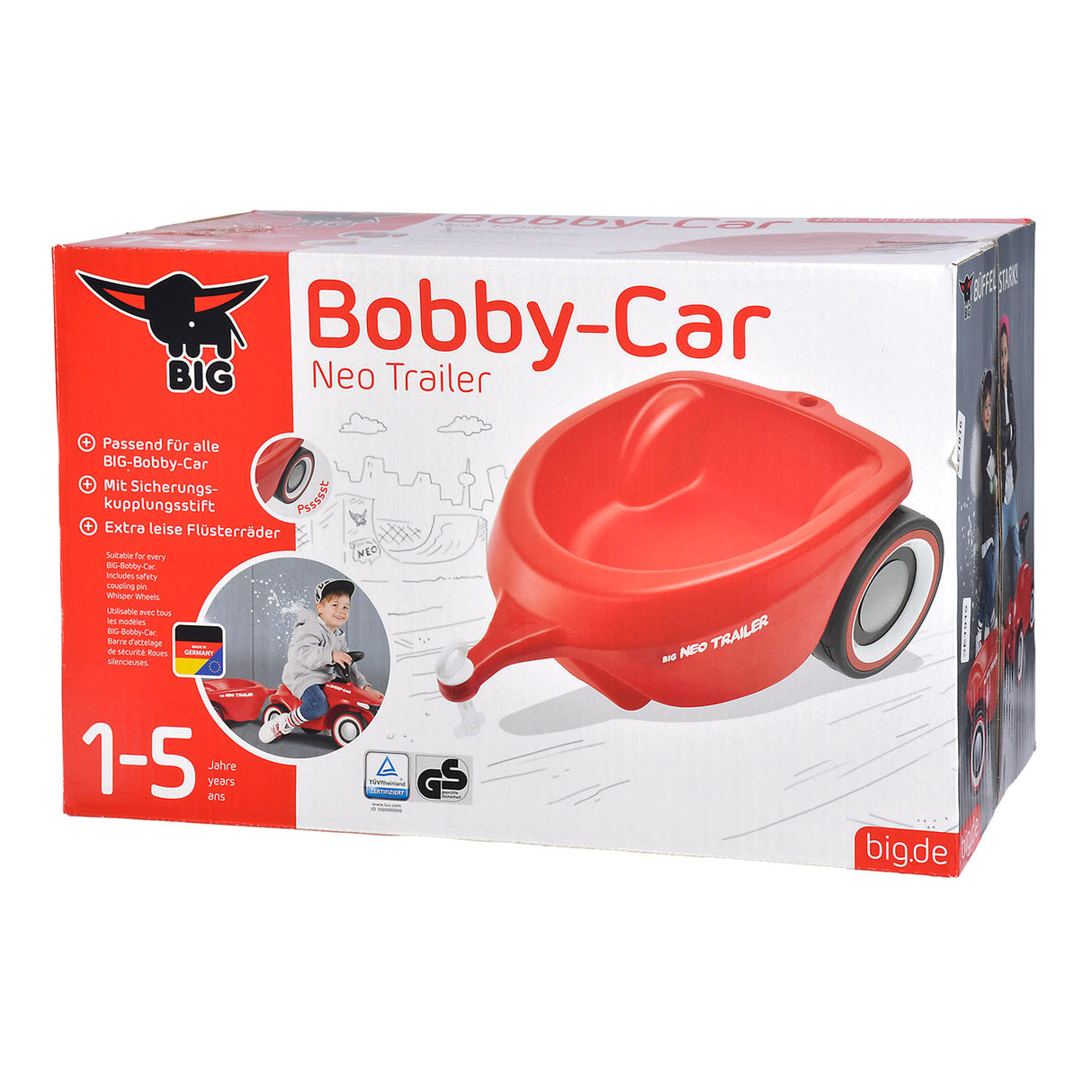 Big - Bobby - voiture néo remorque