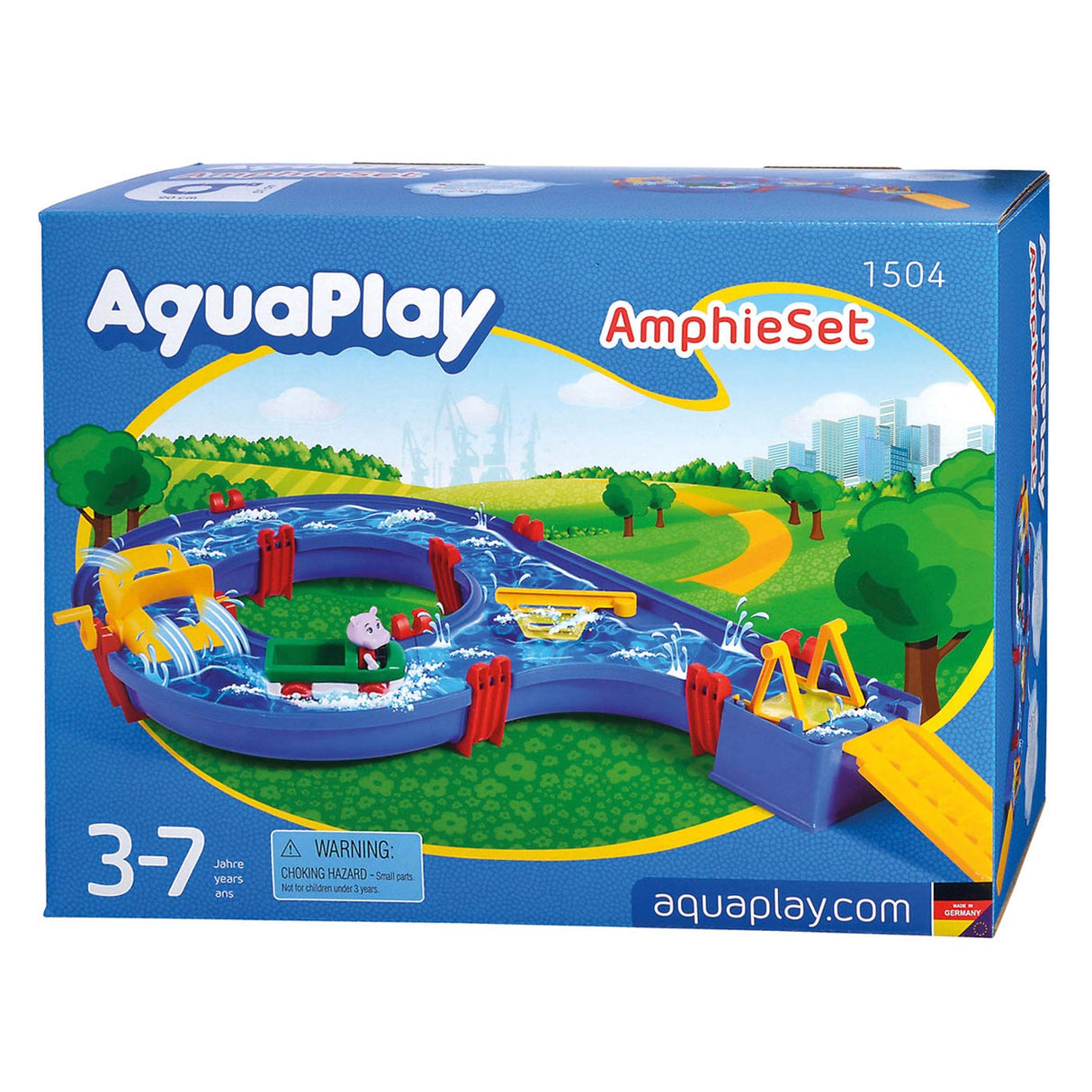 Big aquaplay 1504 - set amphie - 88x50x13 cm - à partir de 3 ans - piste d'eau