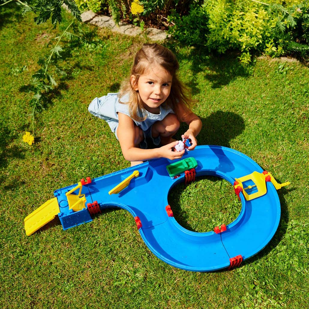 Big aquaplay 1504 - set amphie - 88x50x13 cm - à partir de 3 ans - piste d'eau