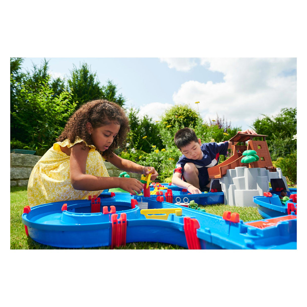 Big aquaplay 1504 - set amphie - 88x50x13 cm - à partir de 3 ans - piste d'eau