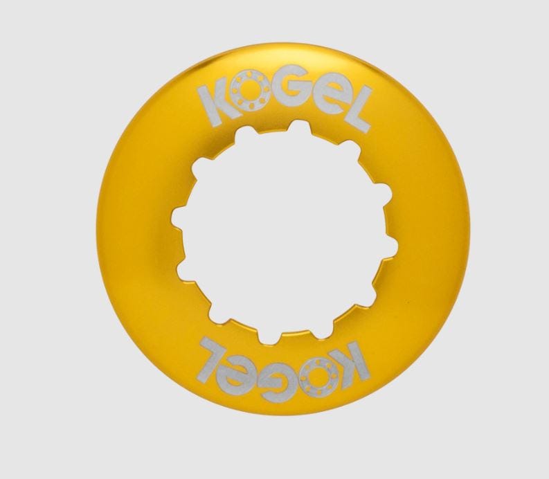 Kogel lockring centerlock compatibel rotor lockring internal goud