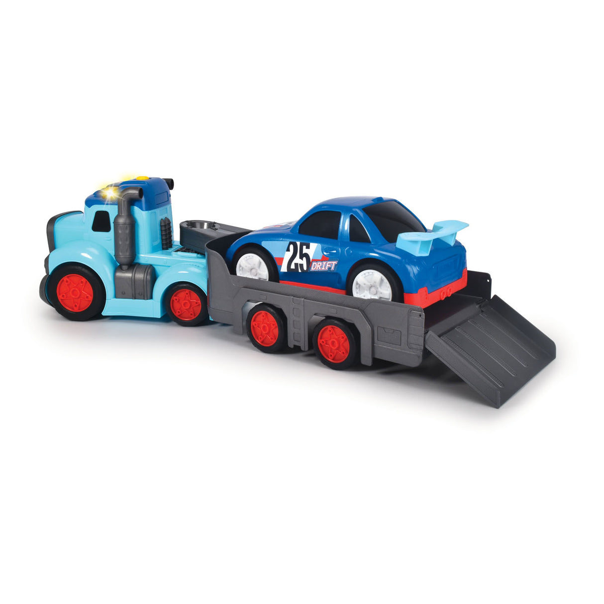 Dickie toys abc teddi trucker 60 cm - son léger - véhicule jouet